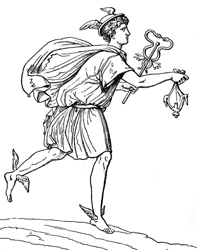 Hermes Bag Drawing : Hermes, Greek Messenger God | Digilish Wallpaper