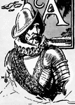 Sir Francis Drake, an English pirate and navigator.