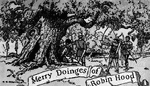 A scene from the story, <em>Merry Doings of Robin Hood</em>.