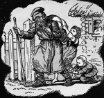 A scene from the story, <em>The Two Pilgrims</em>.