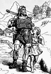 A scene from the story, <em>The Legend of William Tell</em>.