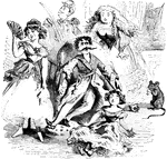 A scene from the story, <em>The Dolliver Family</em>.