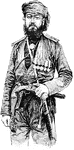 Officer of the Turkoman militia.
