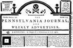 The old Pennsylvania Journal from 1765.
