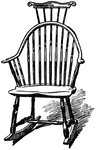A chair from Colonial times.