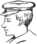 A boy in a hat.