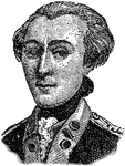 A celebrated general, born in Auvergne, France. Helped out the colonists in the American Revolution.