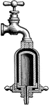 "A filter to strain out the germs at the house tap. Such a filter must be cleaned and boiled weekly." &mdash;Davison, 1910