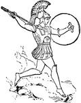 The god of war, corresponding to the Greek Ares. He was the son of Juno, and as father of Romulus was the traditional founder of the Roman race.