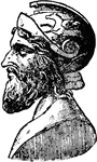Celebrated general of Athens, born in the latter part of the 6th century B.C. His skill and bravery led to his becoming the ruler of Chersonesus. Later he led a successful expedition against the Scythians, and, at the time Greece was invaded by the Persians, he was selected as one of the ten generals to resist the march into Attica.