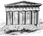 "The Temple of Theseus at Athens." &mdash;D'Anvers, 1895