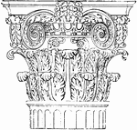 "The Composite or Roman order was the outcome of the attempt to improve the Corinthian, of which it was in fact a somewhat free version." &mdash;D'Anvers, 1895