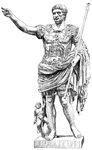 The Roman Sculpture ClipArt gallery offers 7 examples of freestanding and relief sculpture of the Ramon Empire.