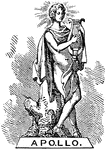 "Heathen Deities: Apollo"-Willson, 1859.