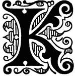 18 variations of the letter "K"