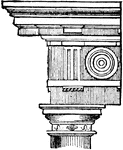 One of the three orders or organizational systems of Ancient Greek or classical architecture.
