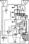 Wiring diagram for auto-lite system on Chevrolet (Royal Mail and Baby Grand Models) showing two-wire connections.