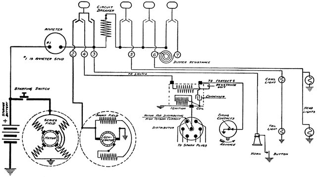 Delco Installation | ClipArt ETC vw alternator conversion wiring diagram 