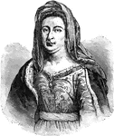 The second wife of Louis XIV.