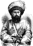 A political and religious leader of Muslim tribes. He lead an anti-Russian resistance in the Caucasian War.