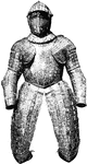 Christopher Columbus' armor, from the Collection in the Royal Palace at Madrid.