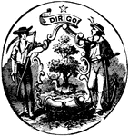 Seal of the state of Maine, 1904