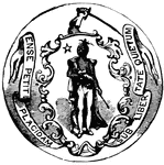 Seal of the commonwealth of Massachusetts, 1876