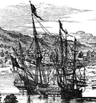 Spanish vessels during the exploration of Florida.