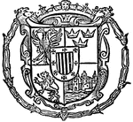 Hernan Cortes' Coat of Arms.