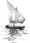 A typical slave Dhow.