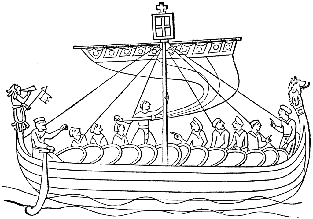 Norman Ship ClipArt ETC