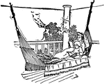 A woman and a child reading in a hammock on a front porch.