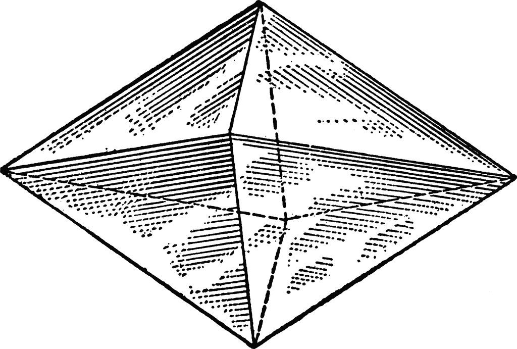 Second Right Square Octahedron | ClipArt ETC