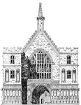 "The elevation of Westminster Hall." &mdash; Encyclopedia Britanica, 1893