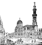 "Exterior view of Kaid Bey Mosque, Cairo." — Encyclopedia Britanica, 1893