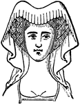 "A moderate form of the head-dress." &mdash; Encyclopedia Britannica, 1893