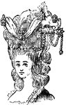 "One of the least extravagant and tasteless forms of fashionable head-dress of the 18th century." &mdash; Encyclopedia Britannica, 1893