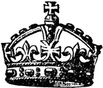 "A crown which appears on the great seal of Henry VIII." &mdash; Encyclopedia Britannica, 1893