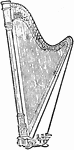 "Modern Erard Harp." &mdash; Encyclopediia Britannica, 1893