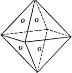 An octohedron.