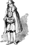 A form of a short cloak much worn in the earlier part of the eighteenth century.