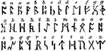 The complete runic alphabet.