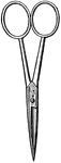 The Household Scissors gallery offers 16 illustrations of a variety of scissors styles, including highly ornamented examples of the Victorian era. See the <a href="https://etc.usf.edu/clipart/galleries/1519-scissors-and-shears">Scissors and Shears</a> gallery for a wider variety of shears used in industry and for special purposes.