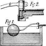 A hollow sphere of ball attached to the end of a lever, which turns the stop&mdash;cock of a water pipe and regulates the supply of water.