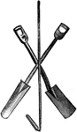 Tools used to make ditches.