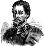 A famous Spanish navigator and conquistador