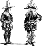 William Penn thinks it wrong to take off his hat to his father
