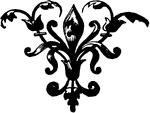 A doodad with heraldric features