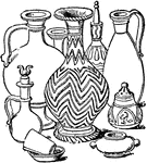 The Pottery ClipArt gallery offers 38 illustrations of pottery examples and techniques. See the <a href="https://etc.usf.edu/clipart/galleries/181-greek-vases">Greek Vases</a> gallery for additional illustrations.