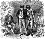 Capture of the British Major Andre, which revealed Benedict Arnold as a traitor.